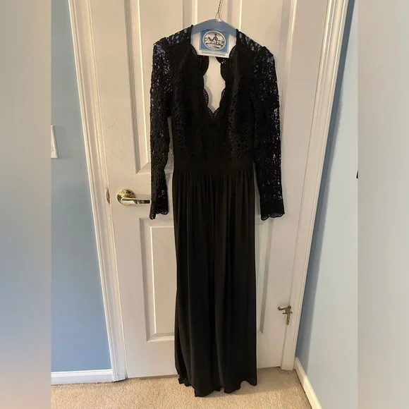 Lulus | Dresses | Lulus Black Long Sleeve Dress | Poshmark